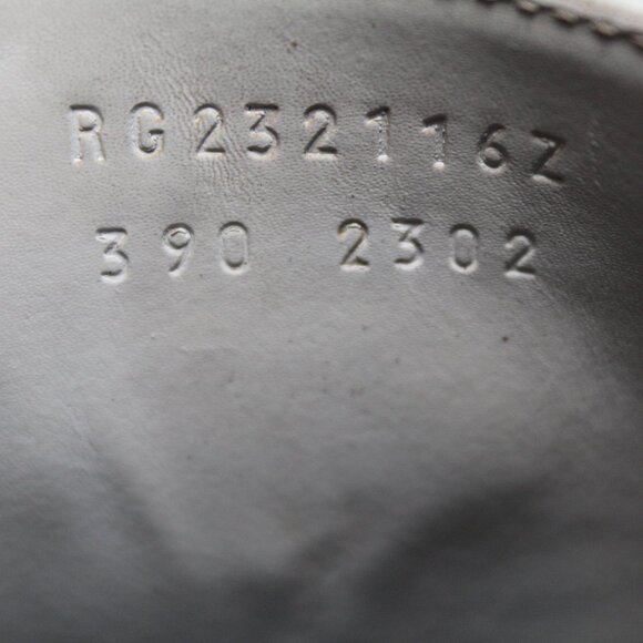 Hermes Empire Leather Thong Silver Hardware Slipon Sandals White Flats Slides 39 - Picture 9 of 9